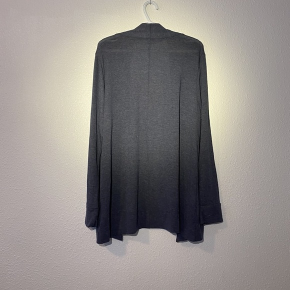 A1925 - D2 - Eden Ruth - Size XXL Woman Top ~ Cardigan, Cardigan Sweater, Gray - Picture 2 of 10